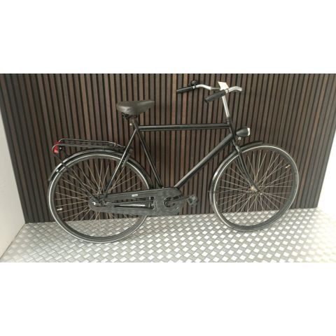 Merkloos stadfiets Mixed 0-61cm-Mat Zwart