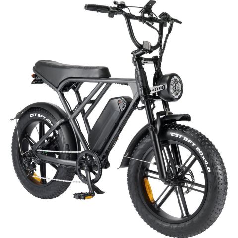 OUXI H9 Fatbike Mixed 2024-cm-Zwart