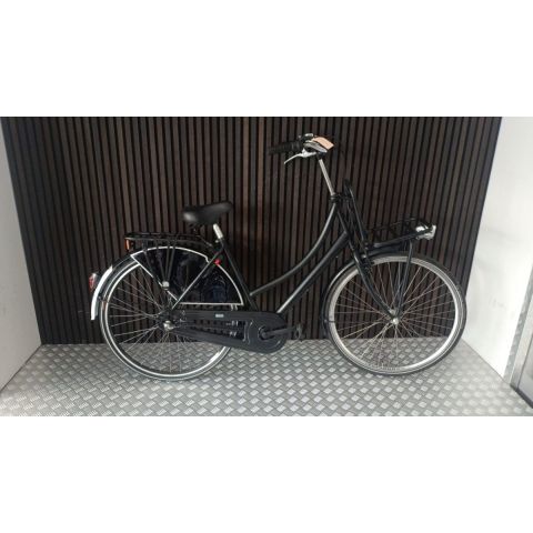 Merkloos transportfiets Mixed 2021-52cm-mat zwart