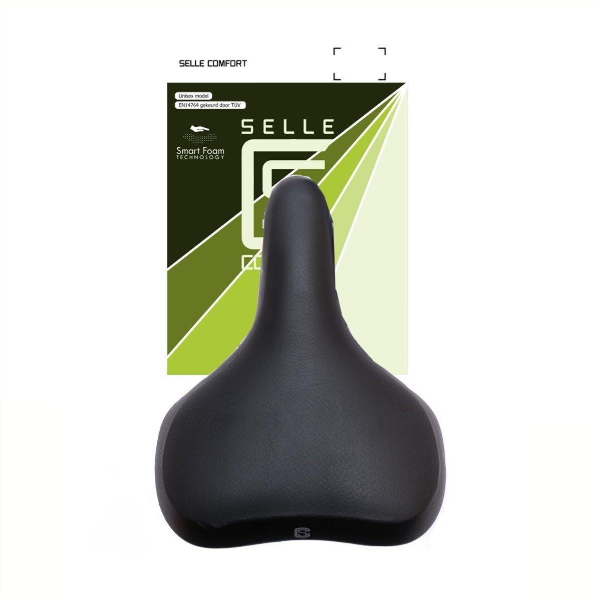 Selle Comfort Pure Memory Foam fietszadel voor stadsfietsen