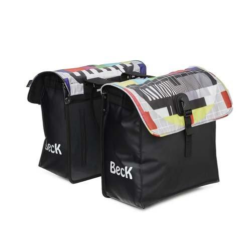 Beck Midi Multi dubbele fietstas 36 liter met bodemplaat