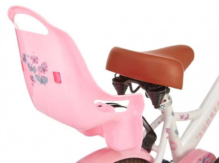 SuperSuper Little Miss 12 kinderfiets 14 inch wit (foto 3)
