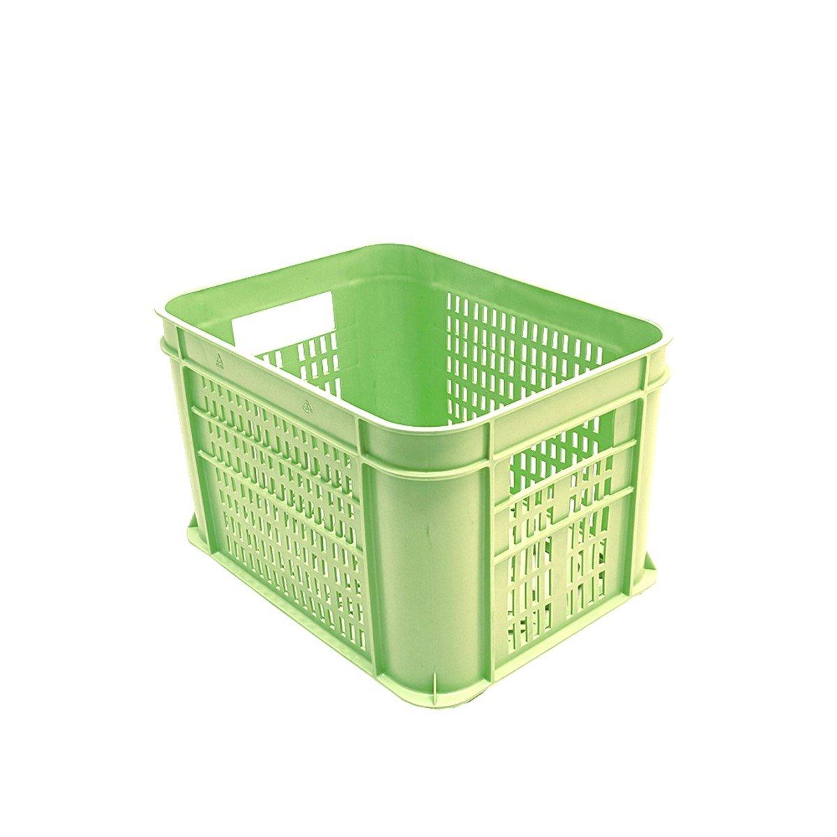 Lynx Krat PVC 30L in mintgroen op fiets