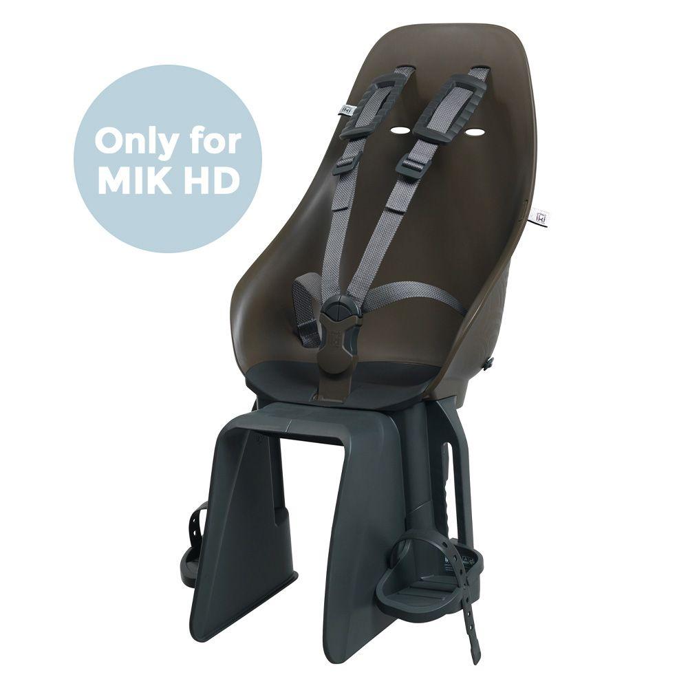 Urban Iki kinderzitje achter MIK HD in Koge Brown met Bincho Black accenten