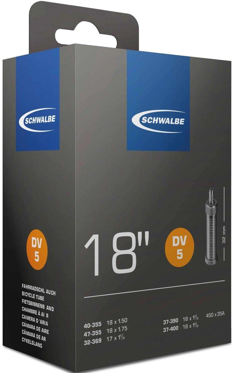Schwalbe Binnenband DV5 17-18 inch 32mm Hollands ventiel (foto 3)