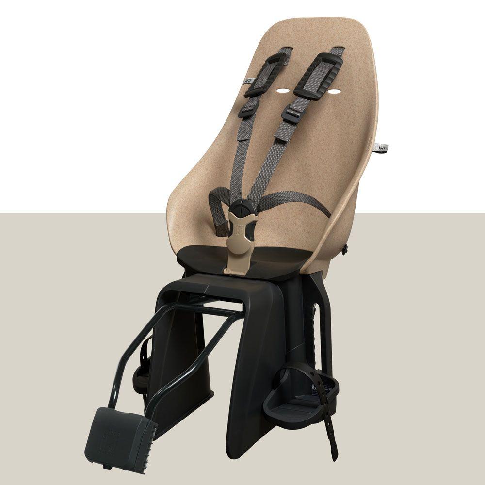 Urban Iki kinderzitje achter in beige kleur op fiets