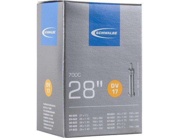 Schwalbe Binnenband DV17 28x1.10-1.75 40mm Frans ventiel (foto 2)