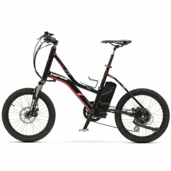 Benelli City Link Sport elektrische vouwfiets zwart rood 46cm
