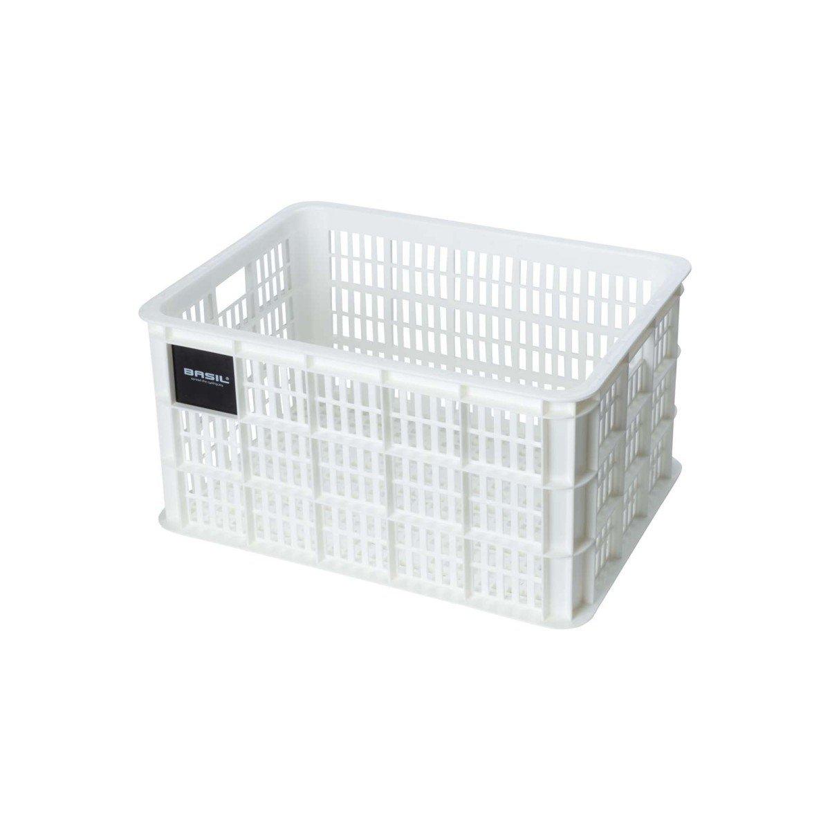 Basil Krat L PVC Fietsmand 40 Liter - Wit (foto 2)