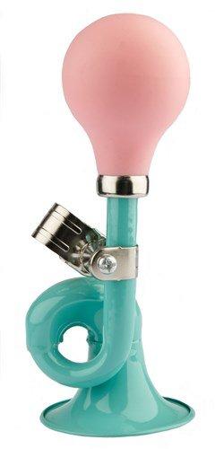 PexKids Green Toet kinderbel met roze bol op kinderfiets