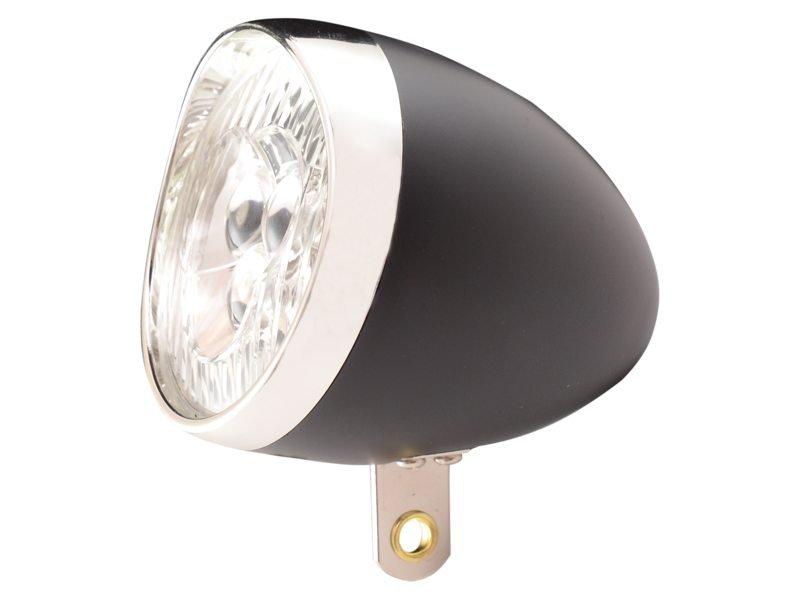 Ikzi LED Koplamp Zwart met batterijvoeding