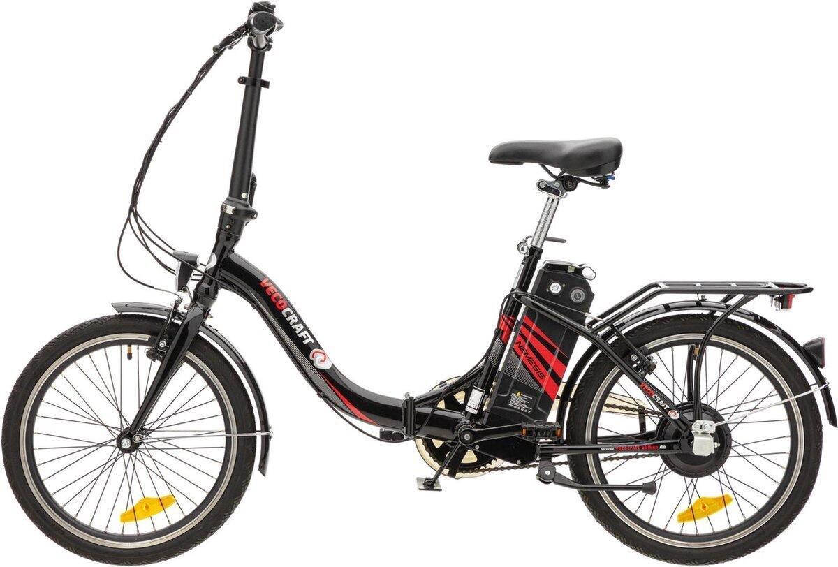 Vecocraft Nemesis zwarte elektrische vouwfiets 20 inch