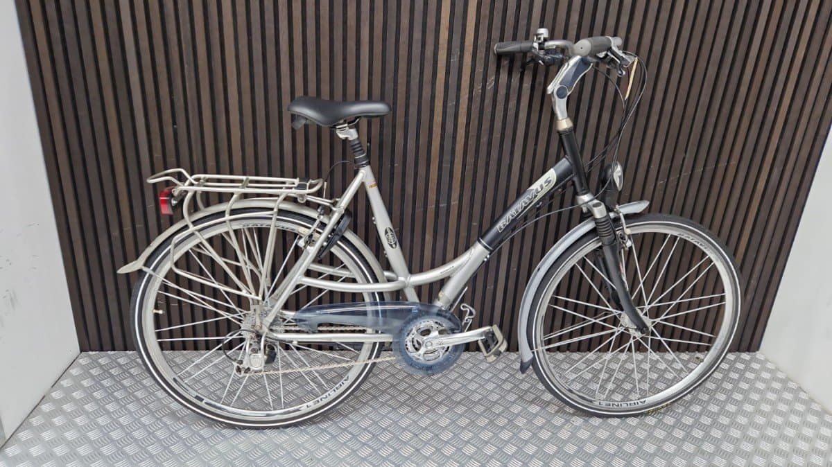 Batavus Compass 54 cm stadsfiets in grijs, tweedehands