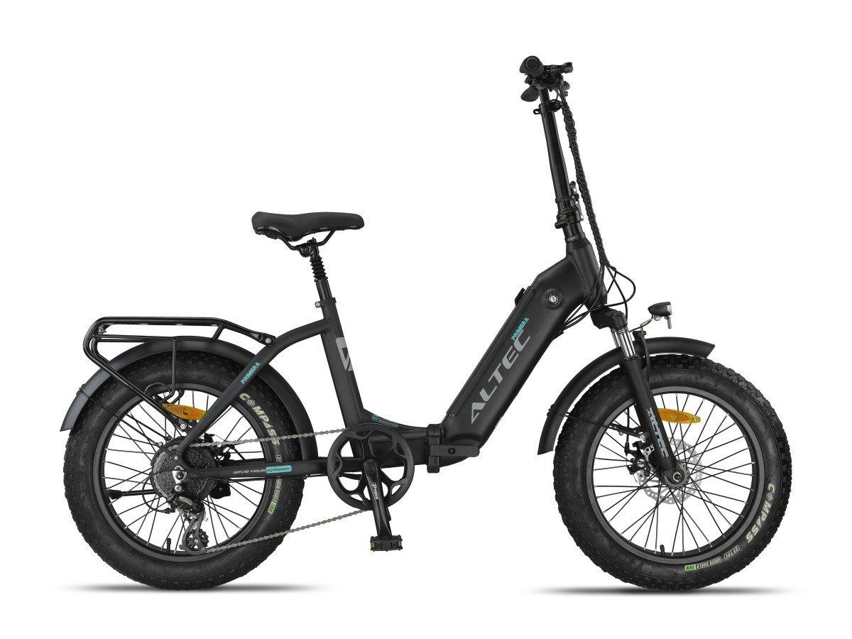 Altec Primera elektrische fatbike vouwfiets Ananda achterwielmotor 468Wh 41 cm