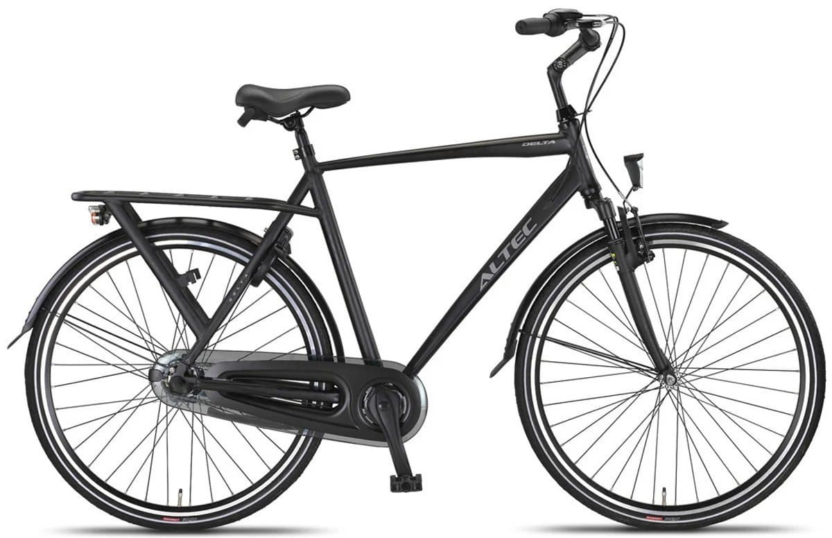 Altec Delta stadsfiets 56 cm zwartmat