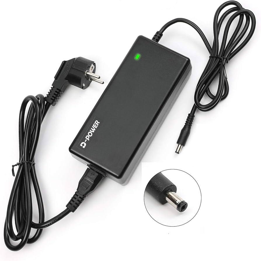 48V e-bike oplader met DC-plug aansluiting