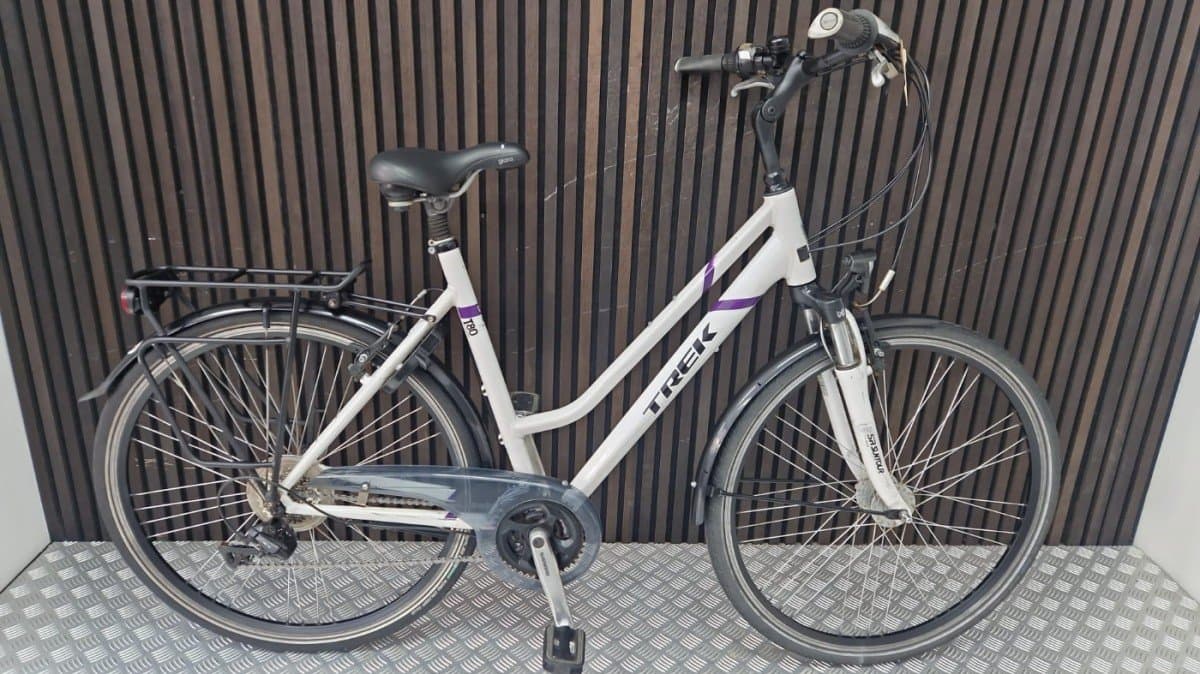 Trek T80 stadsfiets 56 cm wit, tweedehands