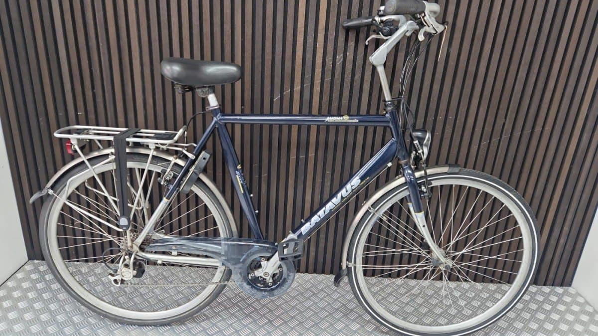 Batavus Jakima herenfiets 61 cm blauw, derailleur, V-brakes