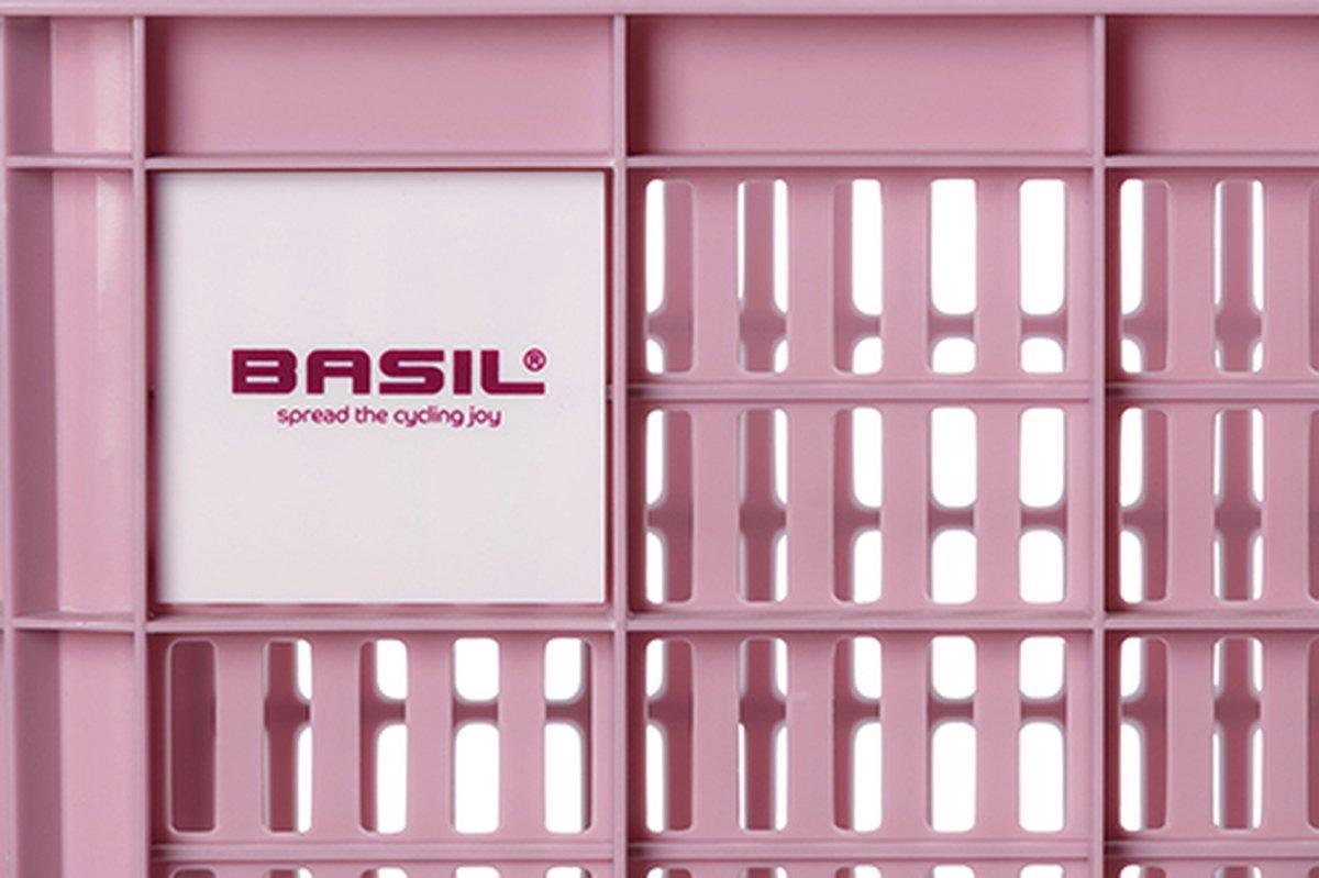Basil Crate S Recycled Fietstas Voor 17,5L - Faded Blossom (foto 3)