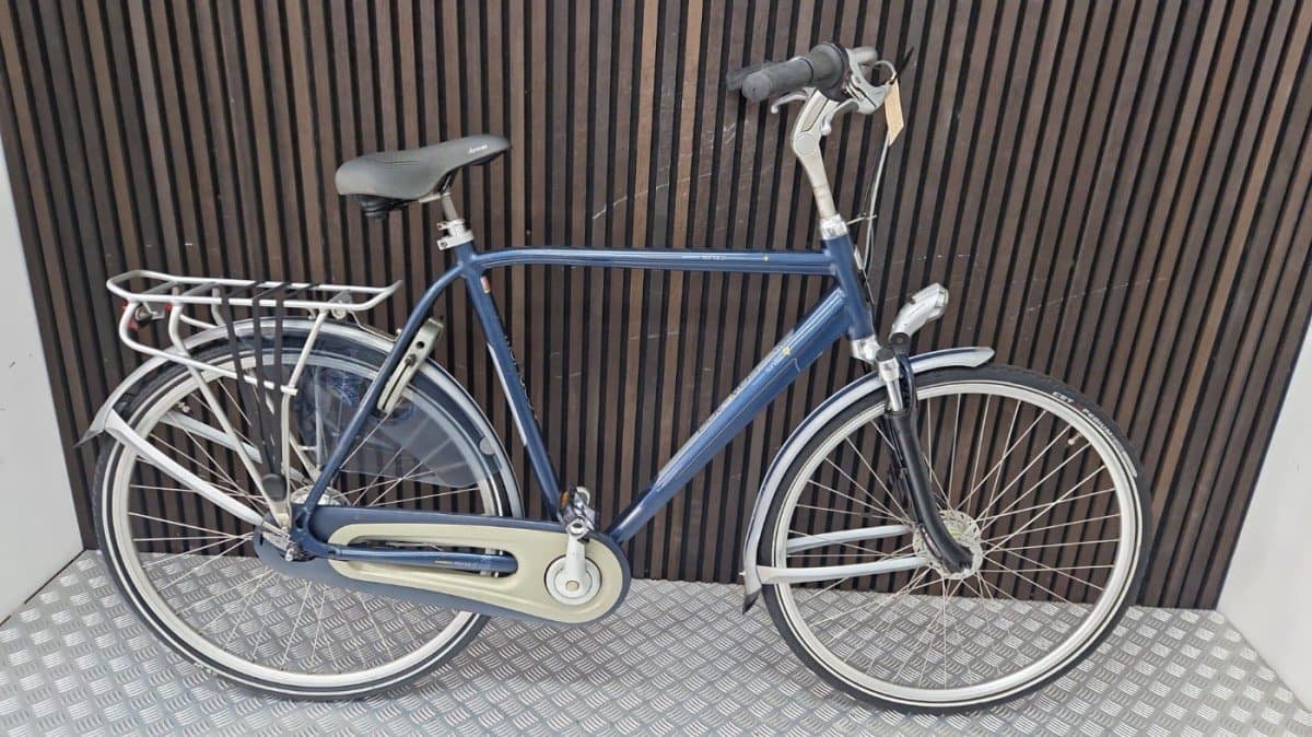 Batavus Monaco stadsfiets 61 cm blauw, zijaanzicht