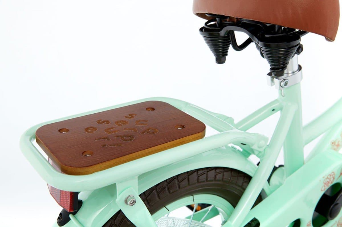 SuperSuper Cooper Bamboo 12 kinderfiets 12 inch mint groen (foto 4)