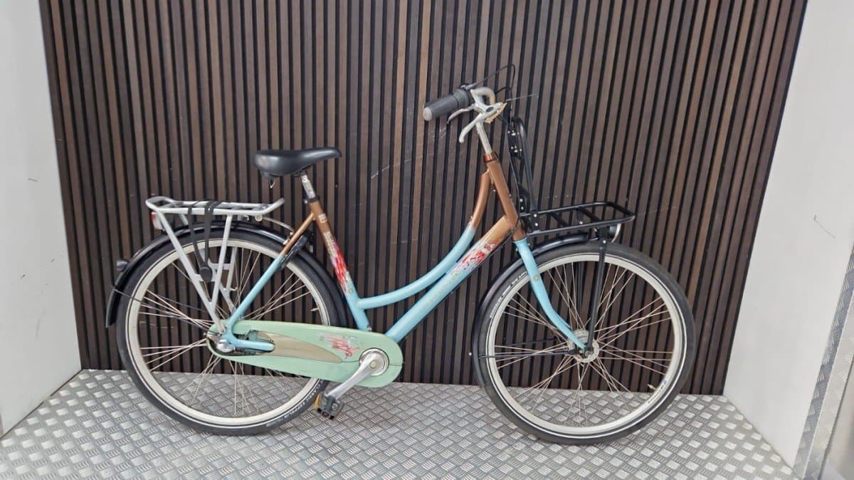 Batavus Blockbuster transportfiets 56 cm in blauw