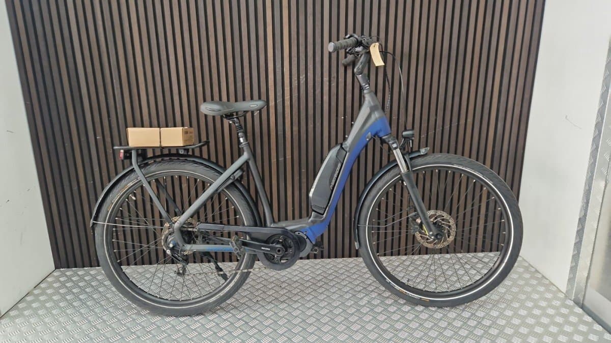 Merida Espresso TK 700 tweedehands e-bike zwart blauw 51cm