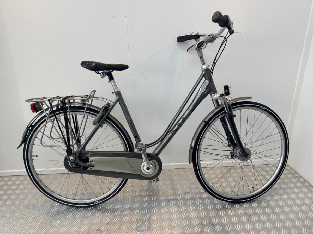 Multicycle Mature grijze stadsfiets 53 cm, 28 inch wielen