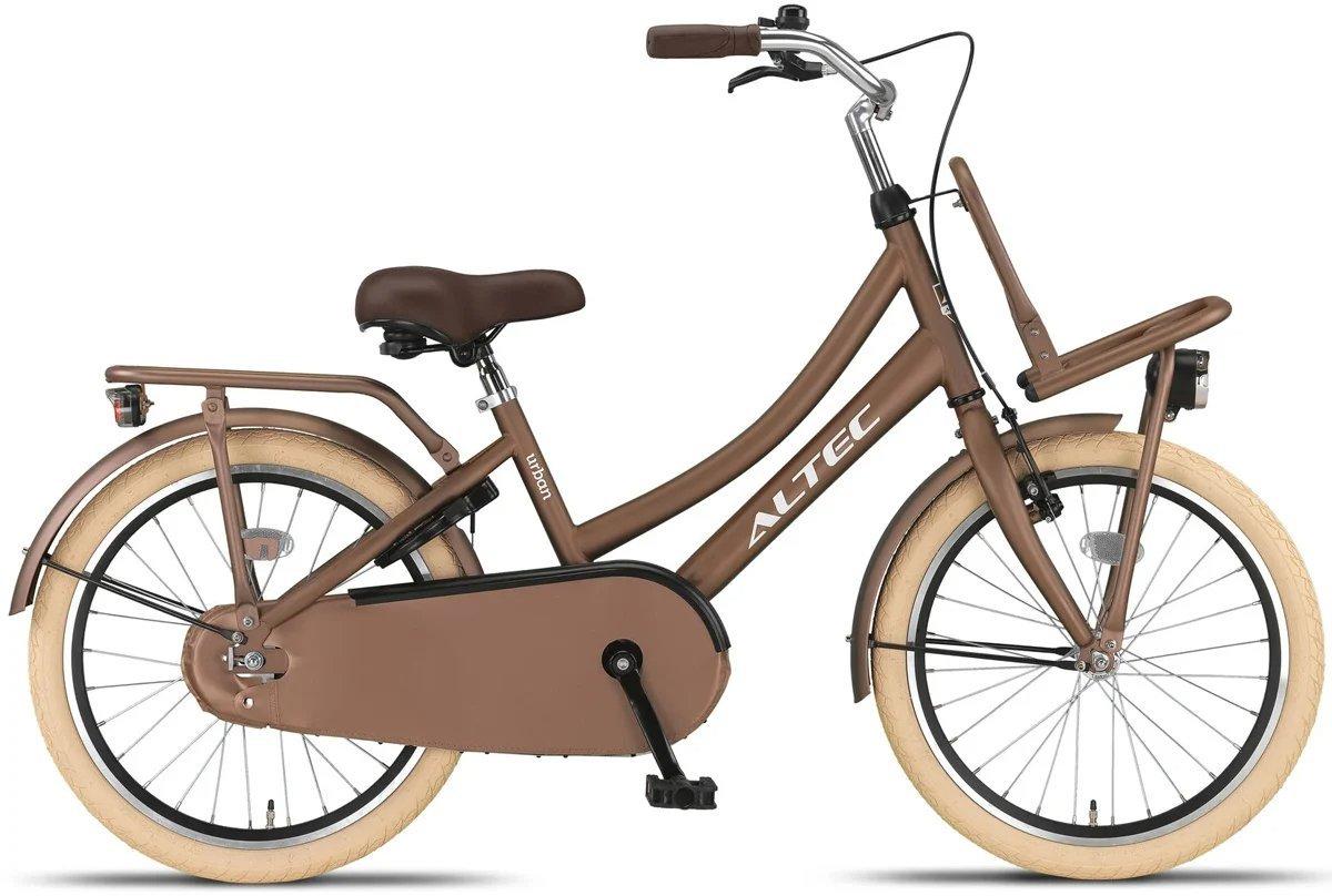 Altec Urban 22 inch Stadsfiets in licht blauw - voorkant zijkant
