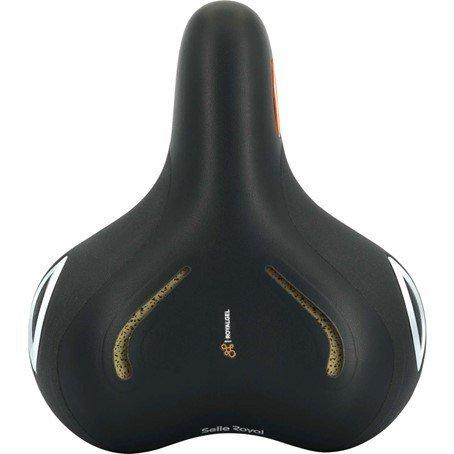 Selle Royal Lookin Relaxed fietszadel in zwart