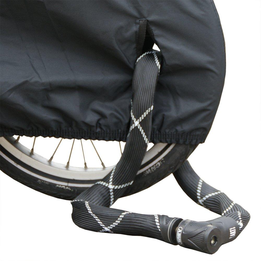 DS Covers zwarte bakfietshoze voor 3-wielige cargo bakfiets met huif