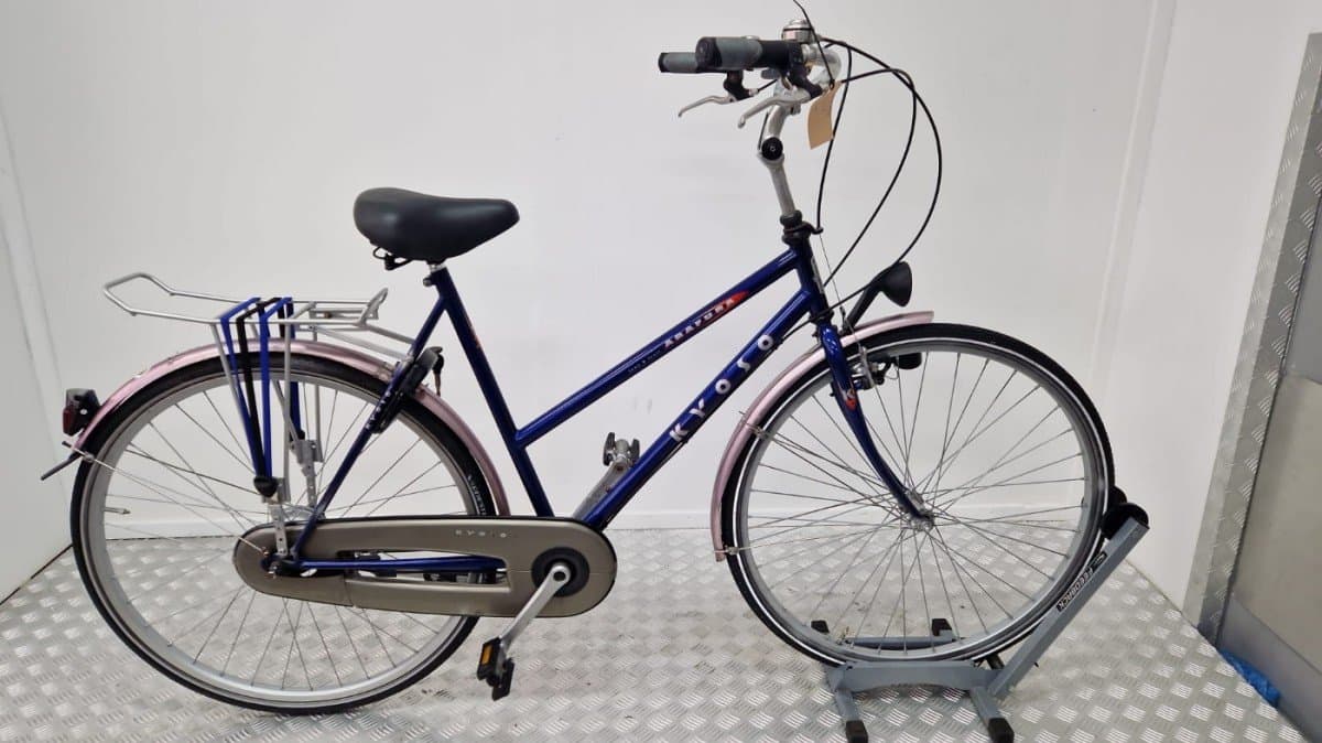 Kyoso Arafura stadsfiets 56 cm in blauw, tweedehands