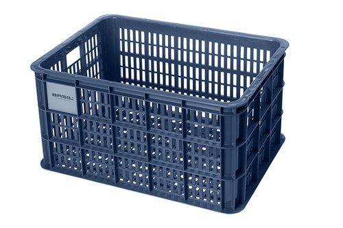 Basil PVC Krat Groot 40L in blauw