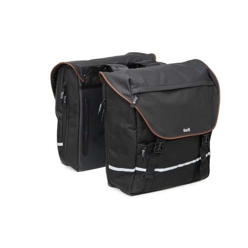 Beck Sportiva XL bruine dubbele fietstas 40 liter voor achterop