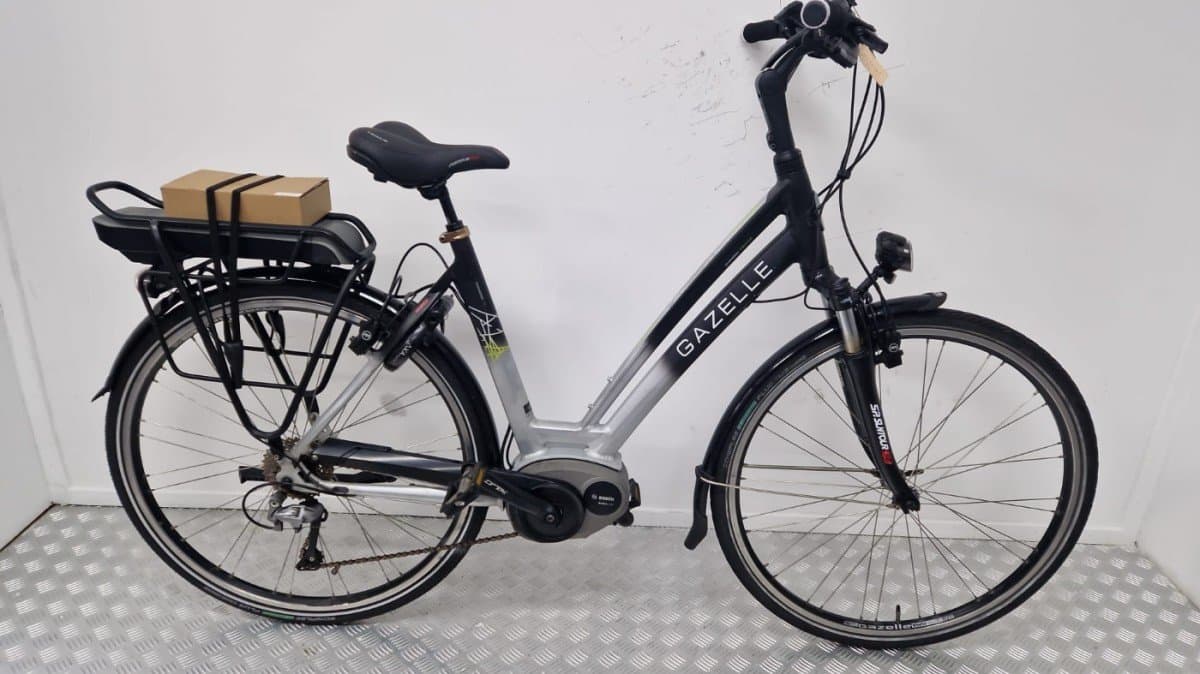 Gazelle Chamonix elektrische stadsfiets 53 cm, zwartgrijs