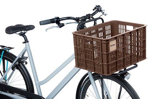 Basil Crate L Recycled Fietstas 40L - Chocolate Brown (foto 2)