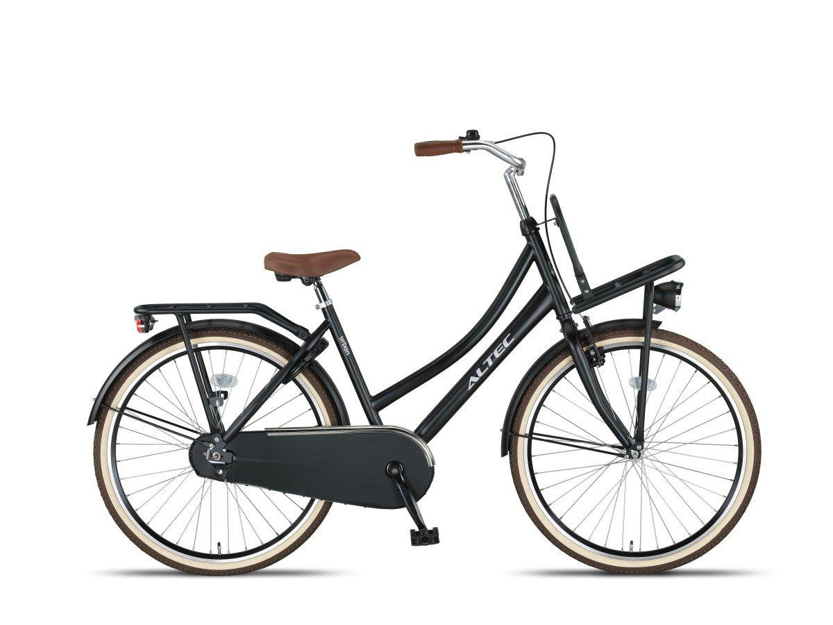 Altec Urban 26 inch stadsfiets mat zwart, 46 cm frame