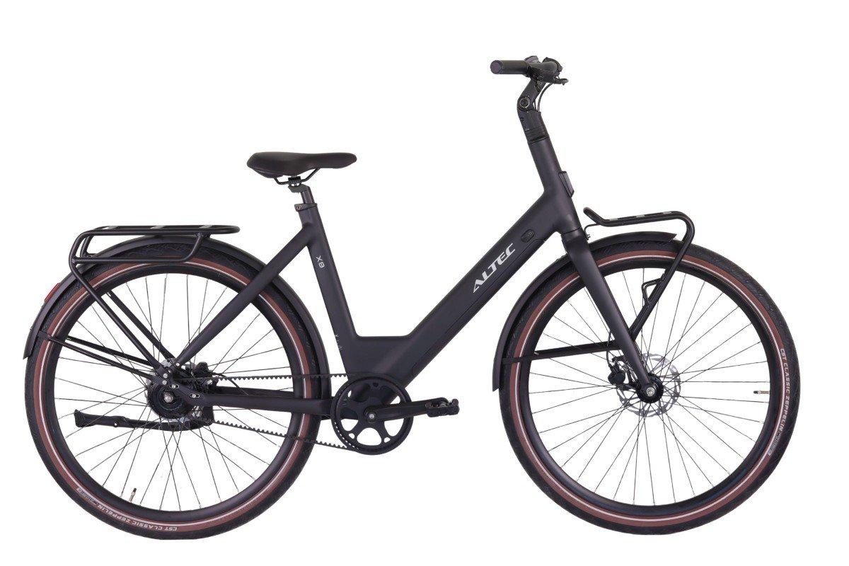 Altec X-9 zwarte elektrische stadsfiets 28 inch, 50cm frame