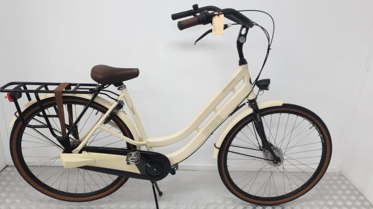 BSP Seine stadsfiets 51 cm beige, tweedehands