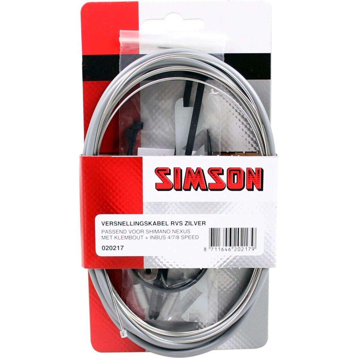 Simson Versnellingskabel universeel 020217