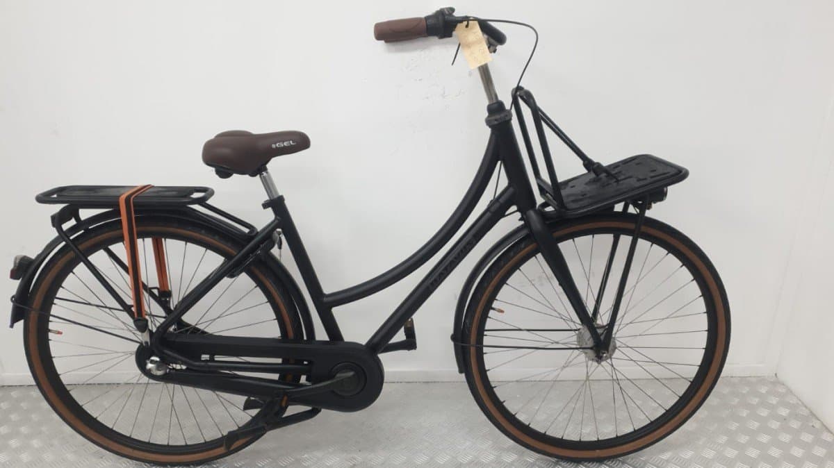 Batavus Cargo transportfiets zwart, 50 cm framemaat