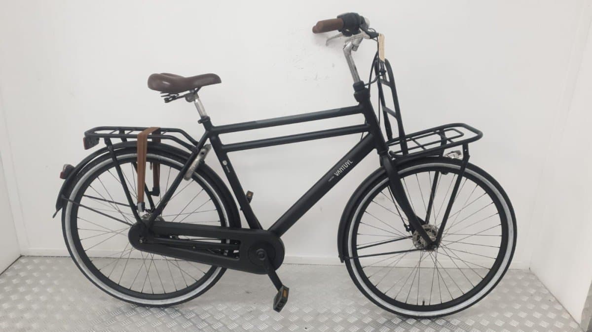 Vantuyl Porter stadsfiets 58cm mat zwart, tweedehands