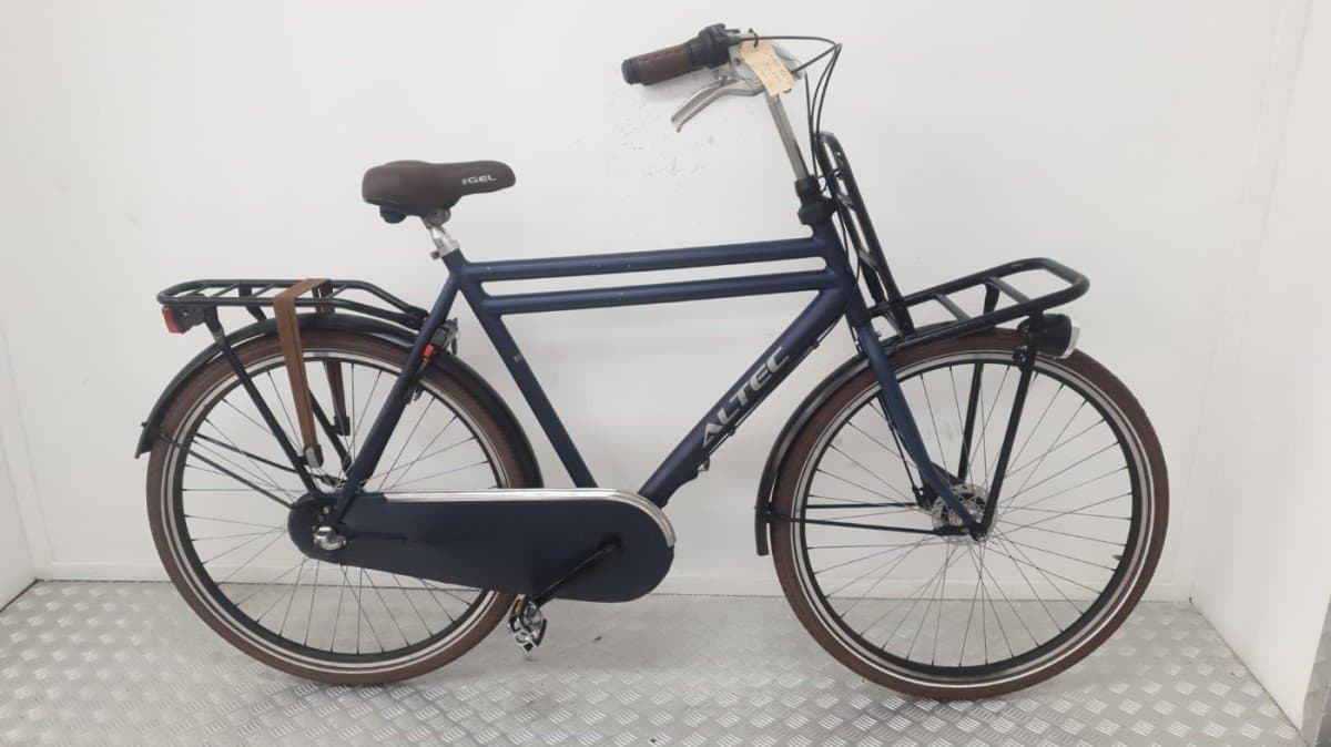 Altec Retro transportfiets 62cm blauw, tweedehands, vooraanzicht