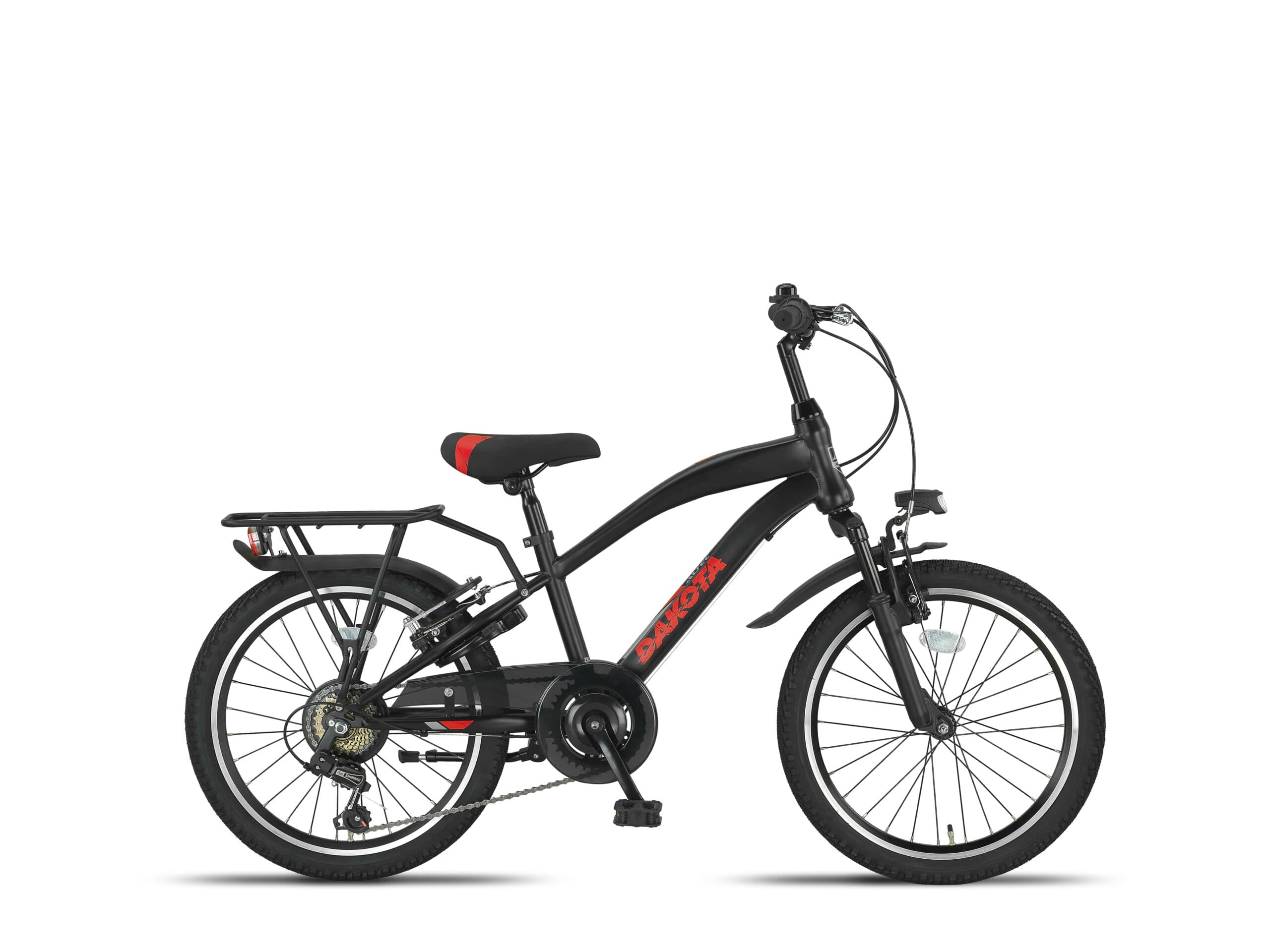 Altec Dakota mountainbike 20 inch, zwart-rood