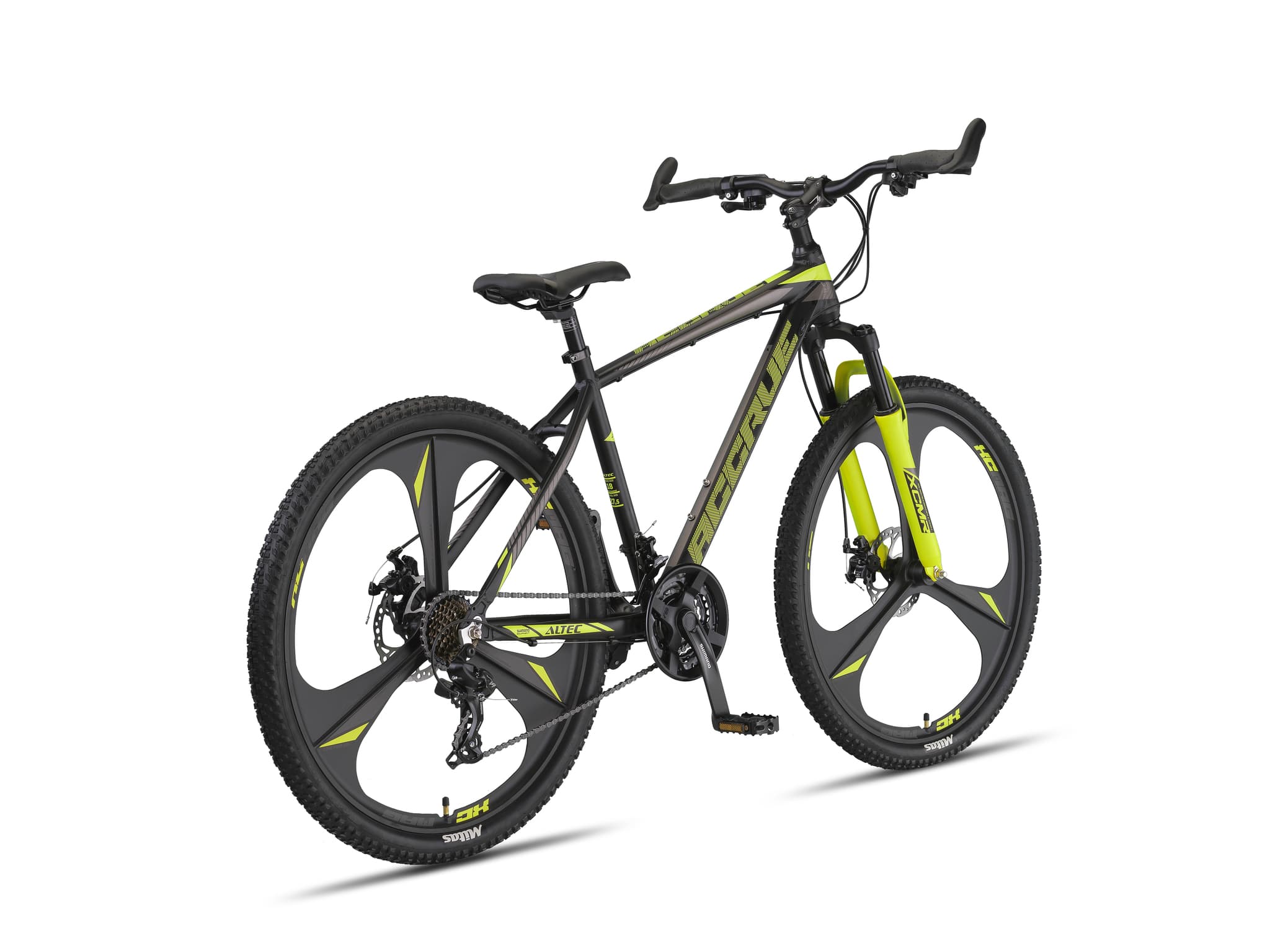 Altec Accrue 27,5 inch MTB 45 cm Zwart-Geel (foto 3)