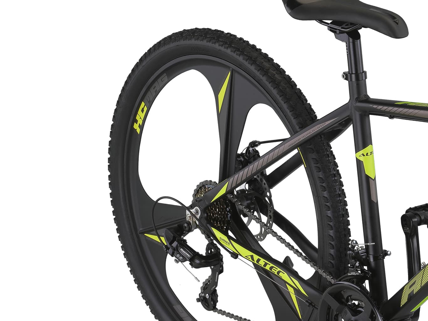 Altec Accrue 27,5 inch MTB 45 cm Zwart-Geel (foto 6)