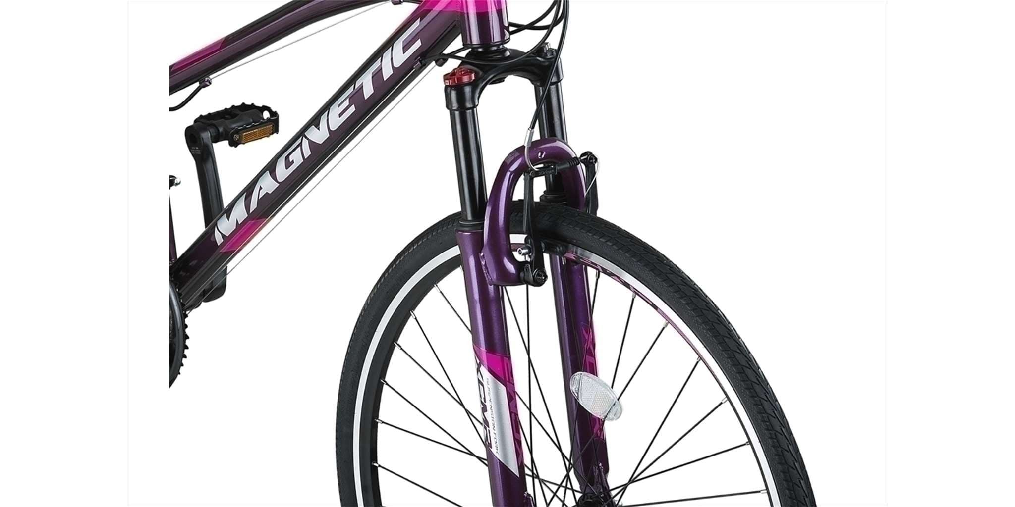 Altec Magnetic Trekking 28 inch 52 cm transportfiets dames (foto 5)