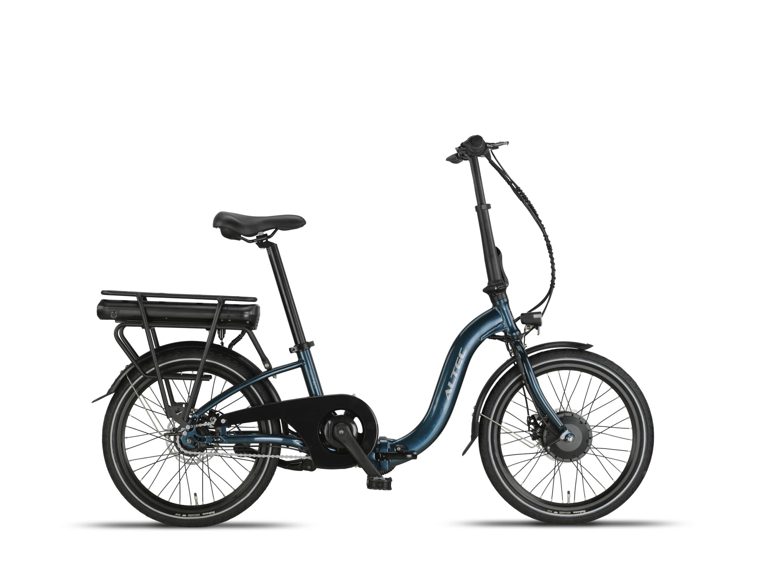 Altec Compact E-Bike Vouwfiets 20 inch in Patrol Blue
