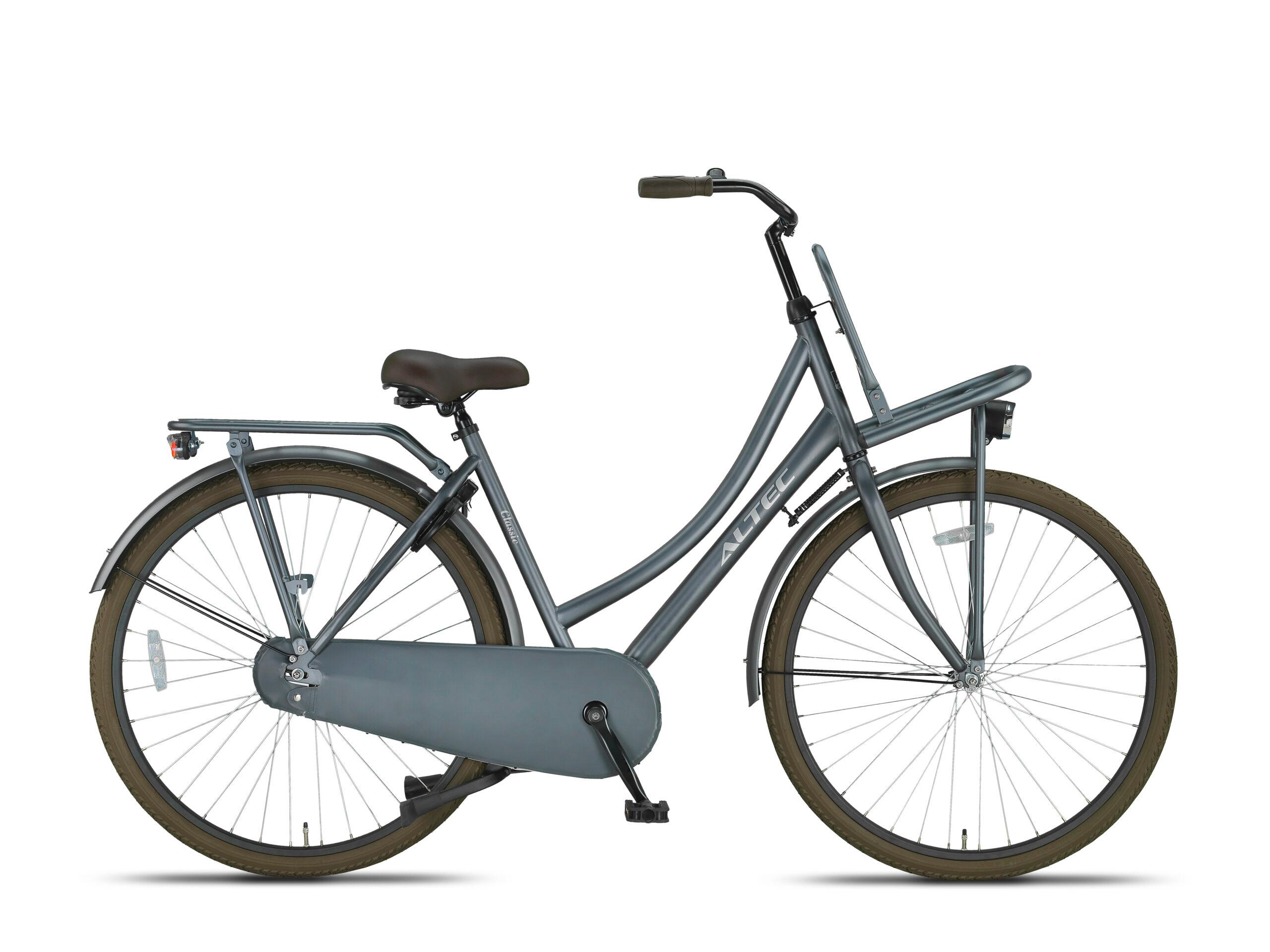 Altec Classic 28 inch transportfiets 53 cm Dark Gray met terugtraprem