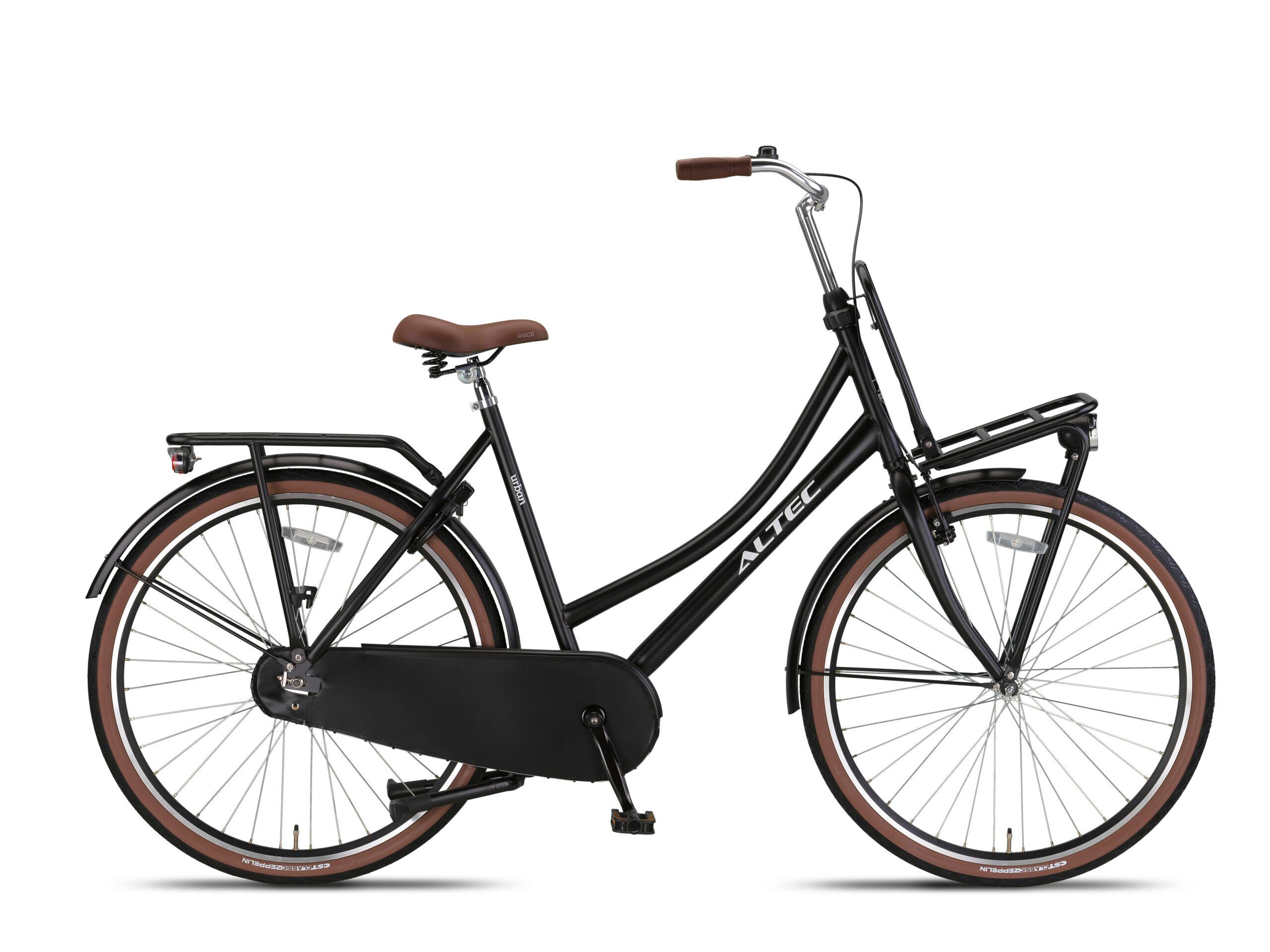Altec Urban transportfiets 20 inch Mat Zwart, voorkant